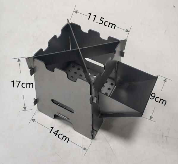 Welding 0.6mm Rectangular Small Mini Rocket Stove Stainless Steel