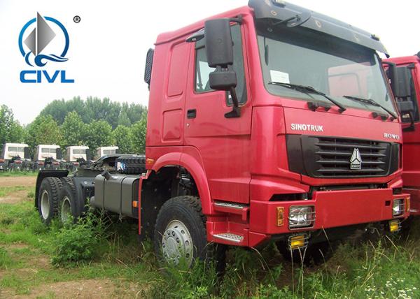 new SINOTRUK HOWO 6X6 All wheel - drive tractor truck prime mover truck used with semi trailer