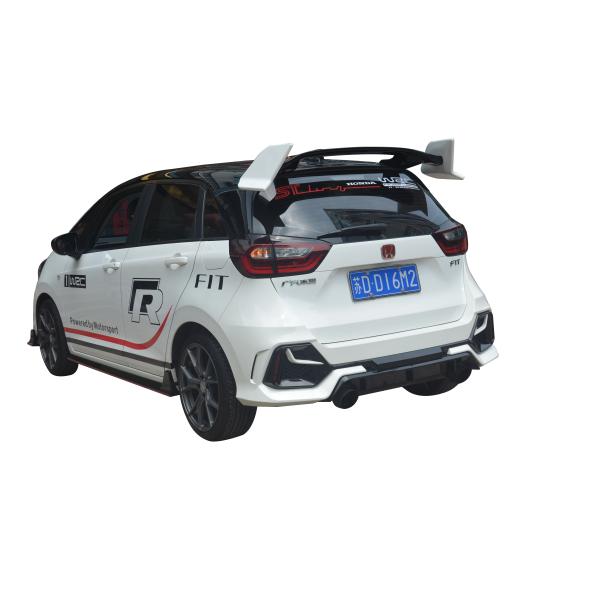 2018 2019 Honda FIT JAZZ Matte Front Bumper Lip Body Kit Spoiler Cover 3Pcs
