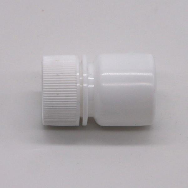 Medicine Solid Tablet Capsule Storage PE Plastic Bottle 5mL Round Shape with Screw Cap