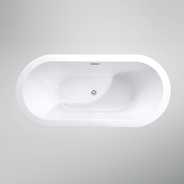 US 300/Piece Function Luxury Oval Acrylic Freestanding Bathtub Wide Border Popular Designs