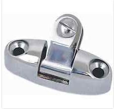 Boat Bimini Top Swivel Deck Hinge Marine Grade 316 Stainless Steel w Rubber Pad