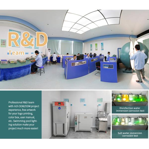 Фонтан приведенный VDE нержавеющей стали DC24V мини освещает RGB 300LM 9W