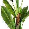 Artificial Plants Fake Banana Tree with Green Leaves in Plastic Pot Faux Strelitzia Jungle Tropical Plants Greenery