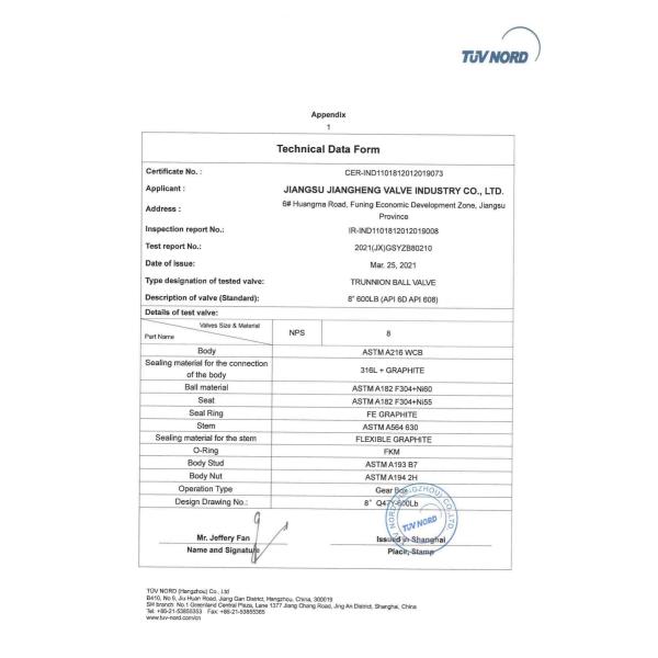 TOBO STEEL GROUP CHINA Сертификации