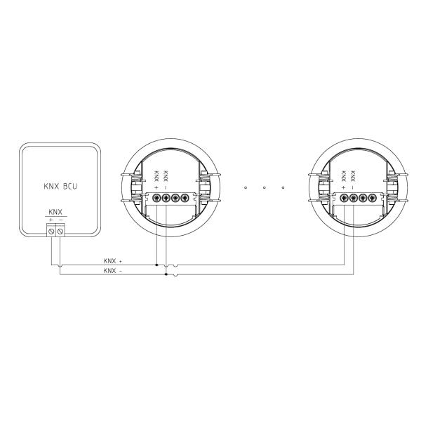 KNX approved 5.8GHz high frequency detector ON/OFF motion detector with 5-year warranty