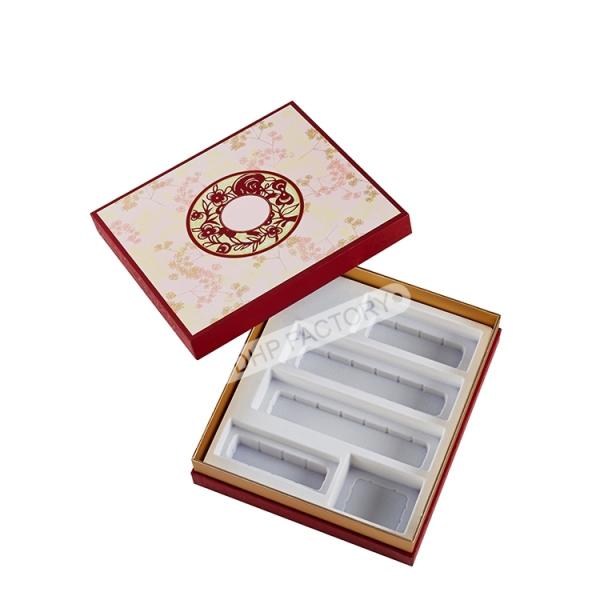 Custom Best Makeup Red Top And Base Eva Insert Boxes For Cosmetic Package