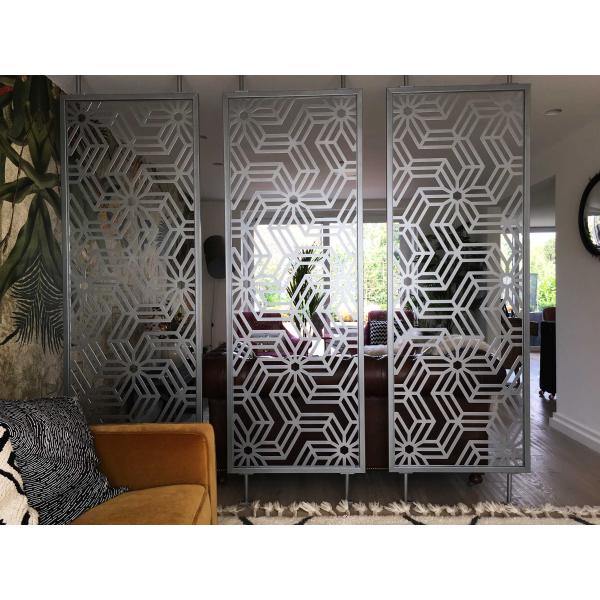 American Style Custom Laser Cut Metal  Stainless Steel Wall Panels Partition