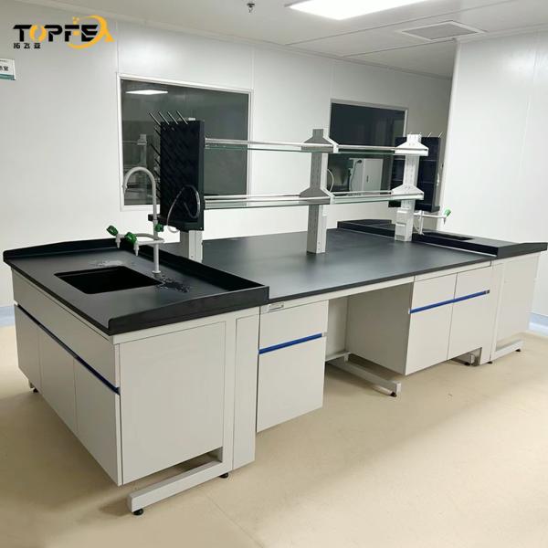 Black Lab Work Benches with Drawers 200-500kg Load Capacity and Customizable