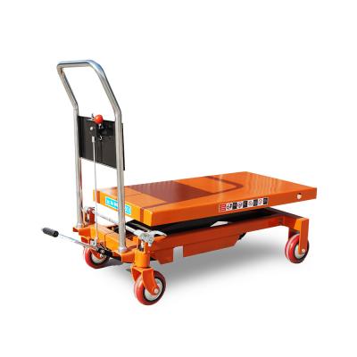 PT300A Pedal Hydraulic Manual Lifting Platform Cart With Electric Mold Option
