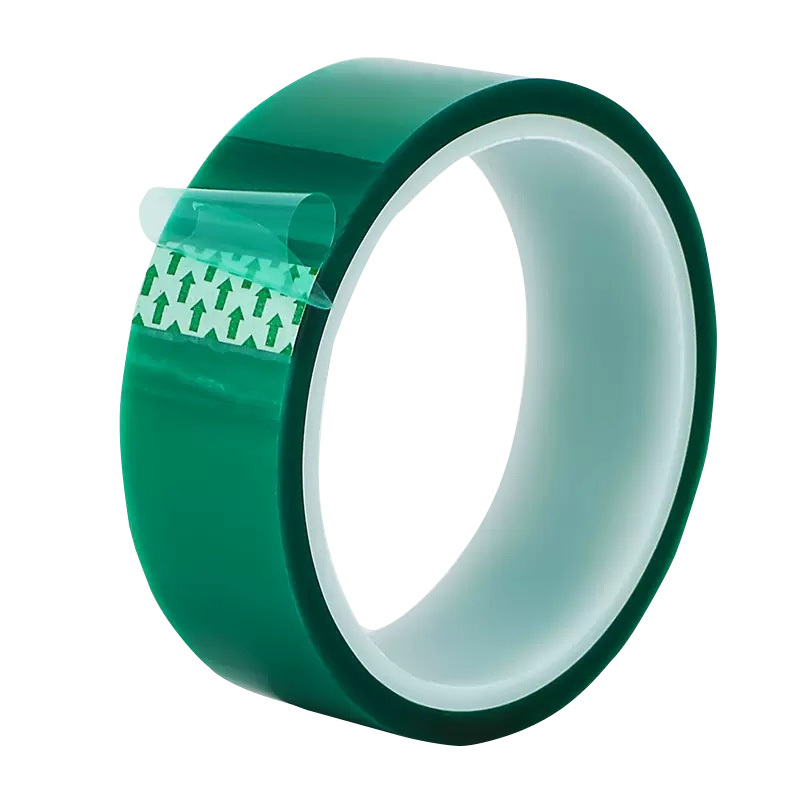Strong Adhesive Packing Tape PET High Temp Tape Green For Masking And Protection
