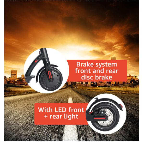 8.5 Inch 250W Mini Powerful Electric Scooter For Teenager Foldable LED Display