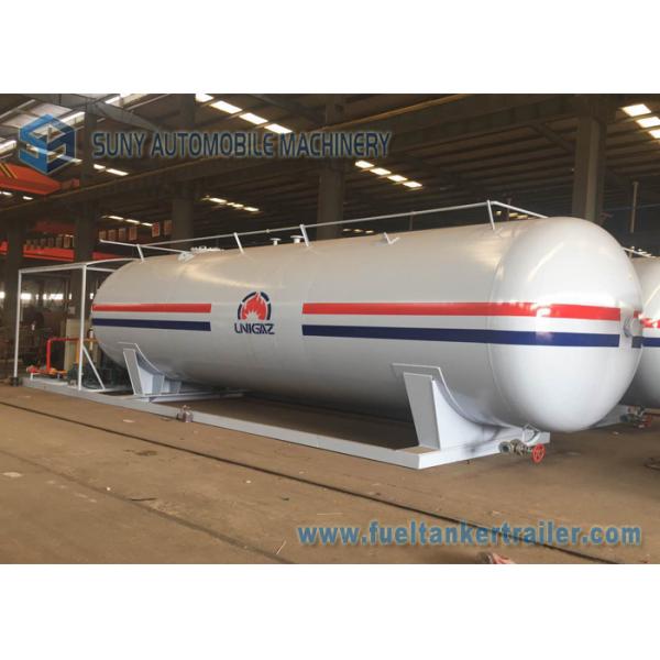 LPG truck tanker / LPG Tank Trailer 5 LPG Scale 50000 Liters Tank Volume