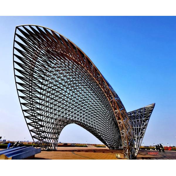 Whale Shape Stainless Steel Sculpture Perfect for Outdoor Decoration and Landscaping