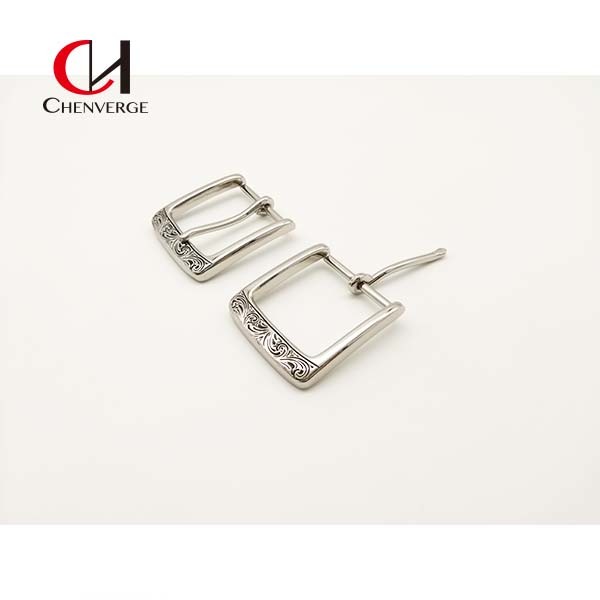 Antiwear Nickel Metal Belt Buckles Thickness 6mm Square Shape