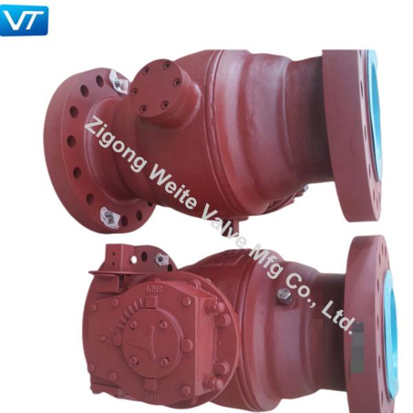 Carbon Steel WCB Trunnion Mounted Valve 10 600LB Ball Valve