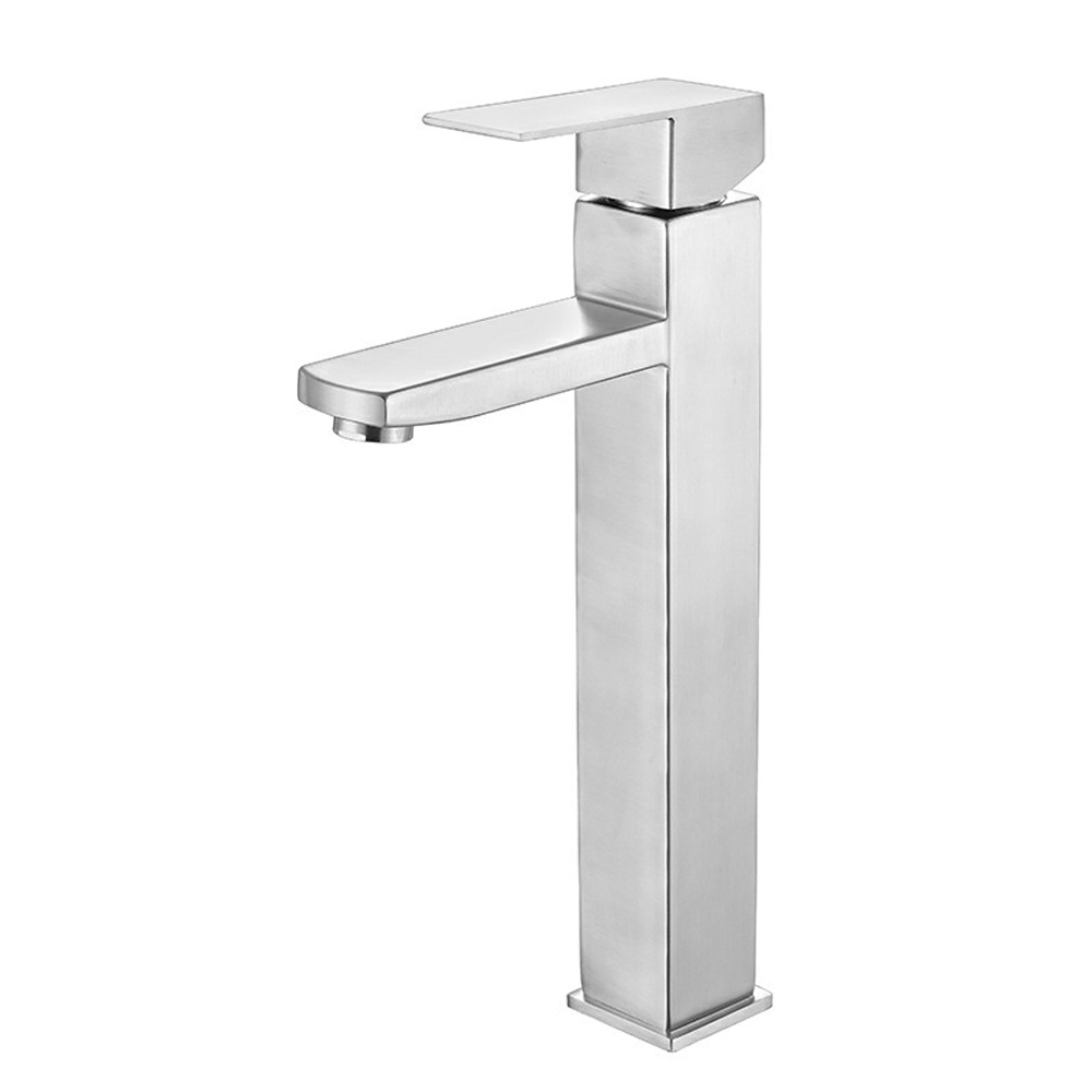 Modern Basin Mixer Faucet with Ceramic Valve Core SUS304 Stainless Steel Water