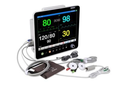 Professional 15 Inch Patient Monitor Machine 8 Channel Waveforms Display
