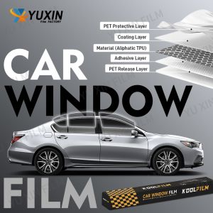 99% Heat Insulated Black Nano Ceramic Window tint High Definition Good Shrink Car Window Film