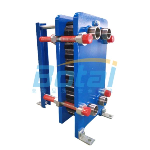 Removable plate heat exchangers are suitable for industrial cold and hot fluid heat exchange.