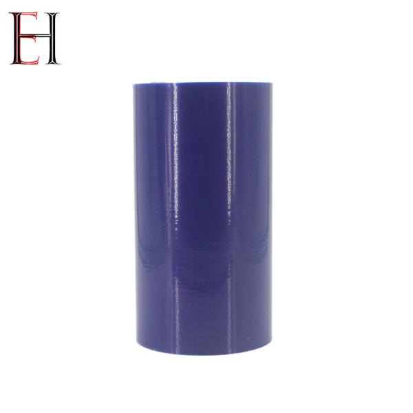 Blue Color PE Glass Protective Film For Temporary Protection Width 20 - 1700mm UV Resistant