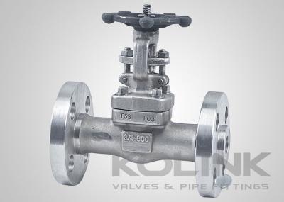 A integral de aço forjada da válvula de porta flangeou F304 de aço inoxidável F316 CL150-2500