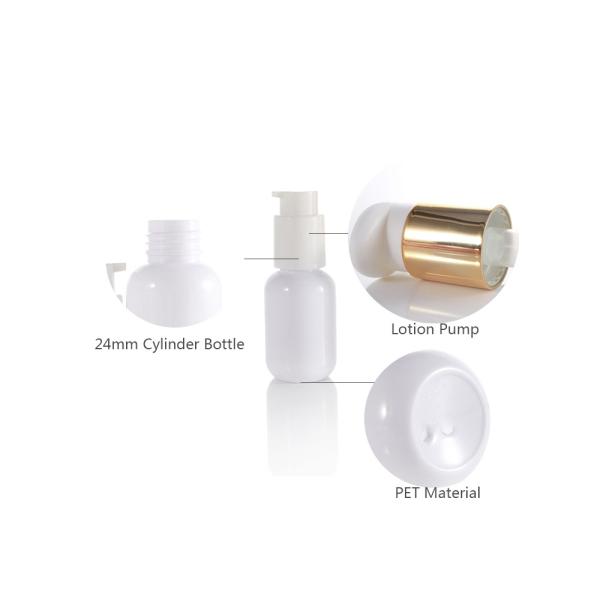 White Plastic 60g 100g Hand Cream Lotion Bottle for Liquid Foundation
