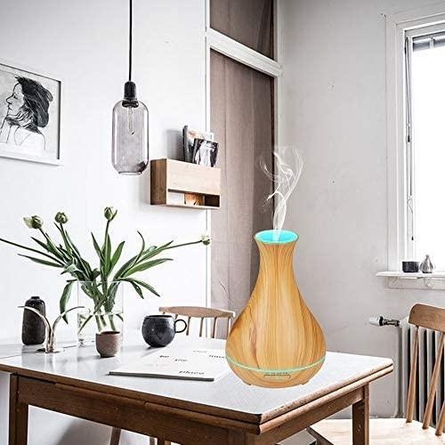 Aroma Diffuser Essential Oil Diffuser Ultrasonic Air Humidifier With Wood Grain