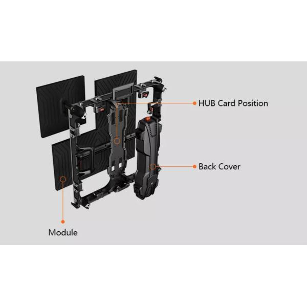 Обслуживание 3840Хз крытого дисплея СИД проката этапа П3.91мм переднее магнитное обновляет тариф