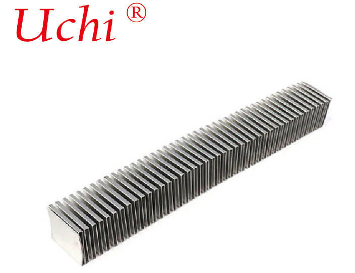 Aluminum Folded Fin Heatsink High Performance Thermal Management Cooling