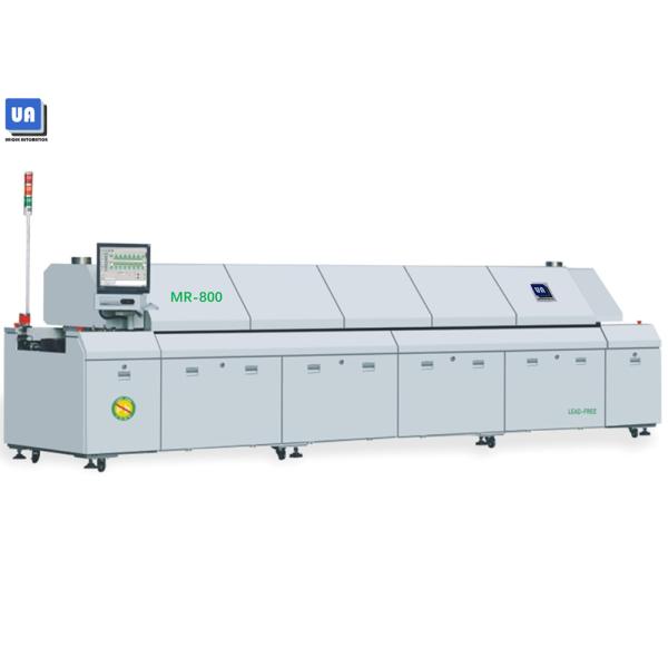 Рельсов этапов печи 2 Reflow зон SMT оборудования печи Reflow MR-800 неэтилированные 8
