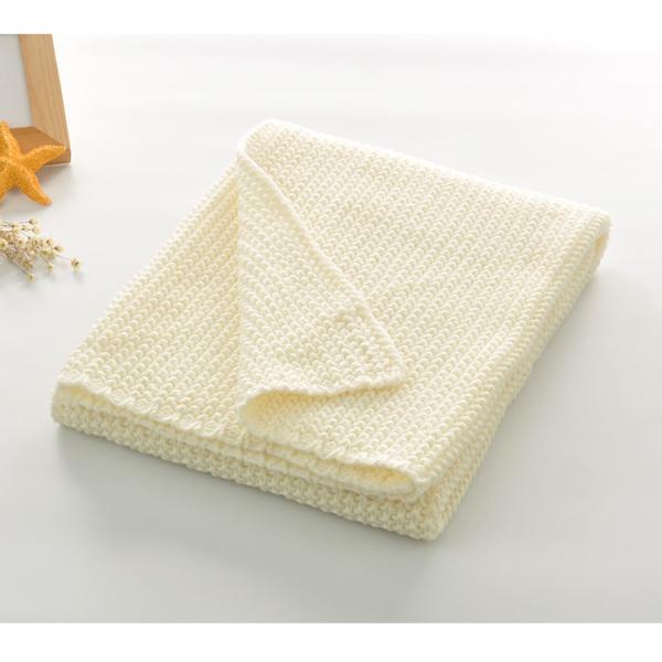 Premium Soft Cozy Knitting Blanket Baby Home Cotton Thermal Blanket