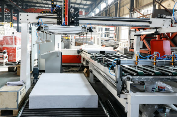 PLC Controlled Plasterboard Support Leg Saw Machine