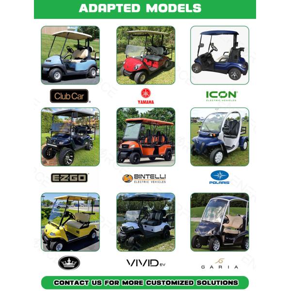 48V 24V 12V Lifepo4 Battery Pack 50Ah 105A Rechargeable For Golf Cart