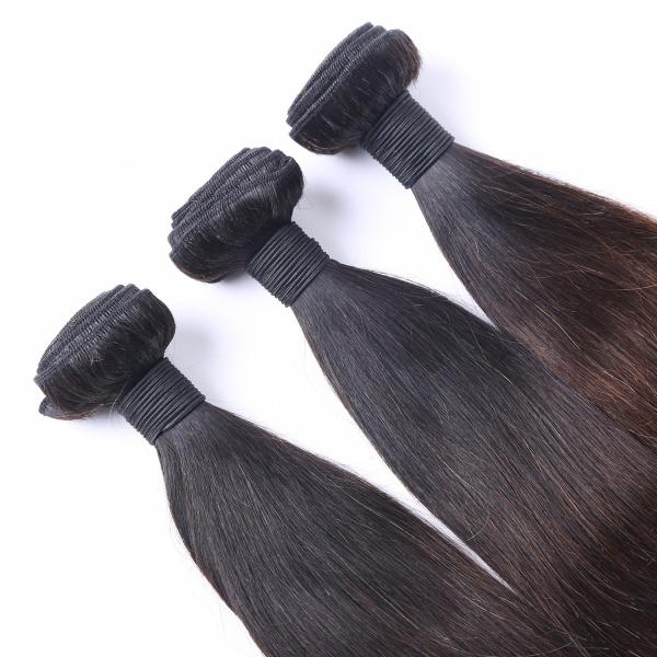 Wholesle Human Hair Extension Ombre 3 Color Thick Hair Unproduced Peruvian Hair Weft