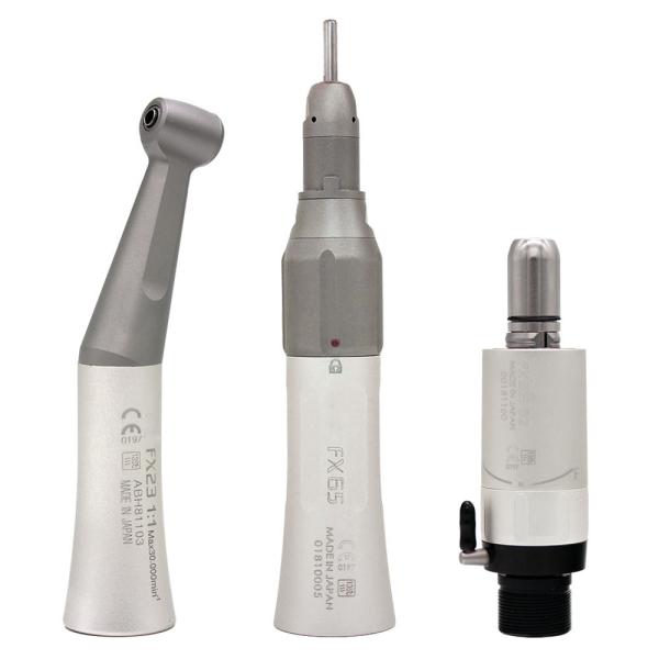 Dental FX205 Low Speed Handpiece set FX25 Contra Angle FX65 straight Cone