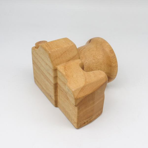 Cadeau créatif Jouets de caméra en bois mignons Ornements créatifs pour enfants