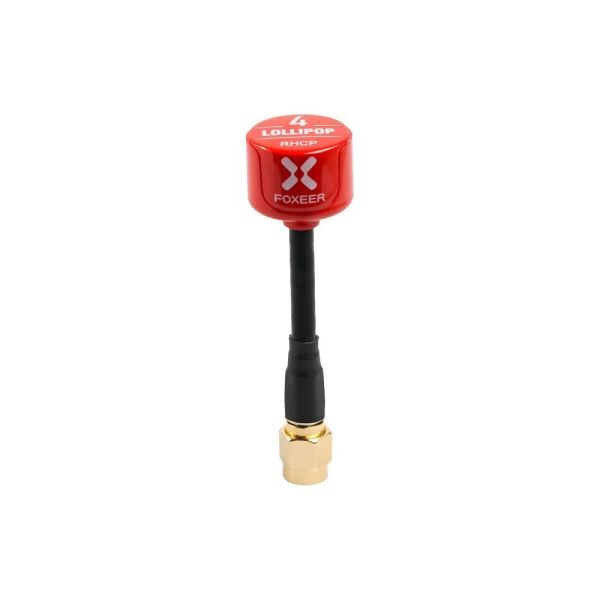 Super Mini 5.8G 2.5dBi SMA Male to Female & RP-SMA Male FPV Antenna Lollipop V4 Design for RC Drones & FPV Racing for FOXEER