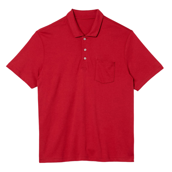 Custom 100% Heavy Cotton Black for Polo Shirts for Men Solid Embroidered Pocket Breathable Knitted Fabric