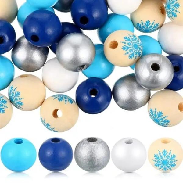 Handmade Wooden Beaded Decorative Strings for Home Decor