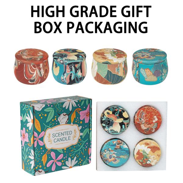 Private Label Gift Set Fragrance Candles For Christmas And Family Decorations