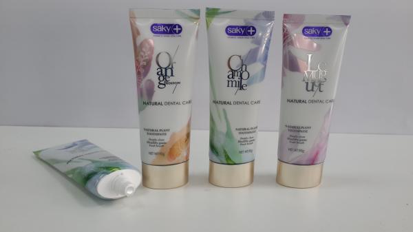 Coating Aluminum Cosmetic Packaging Oval Tube Silkscreen Printing On Silver Cold Stamping