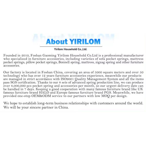 Удобный и прочный диван с карманной пружиной диаметром 1,8 мм