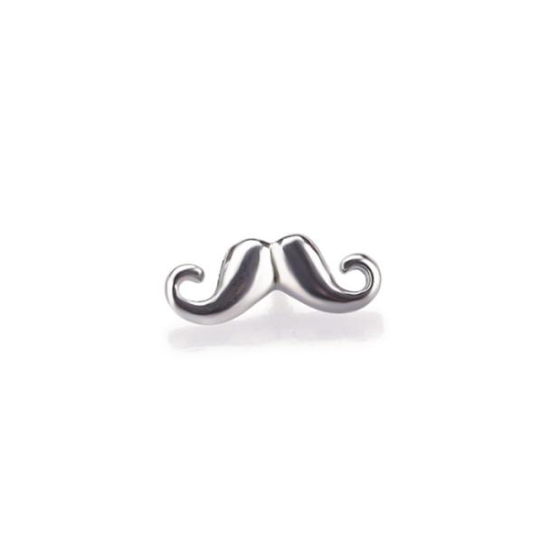 Wholesale body piercing jewelry mustache bar cheap cute lip stud labret ring