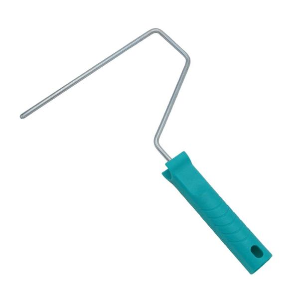 Polyacrylic Decorative Paint Roller , Smooth Paint Roller White With Yellow Stripe