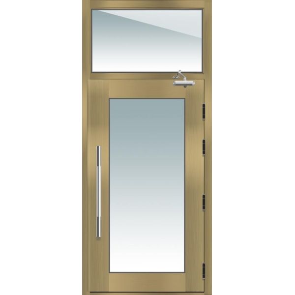 Contemporary 2 Hour Fireproof Steel Door Soundproof Glass Steel Door