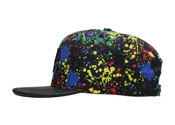 Paint - Splashing Style Womens Snapback Hats , Colorful Hip Hop Snapback Caps