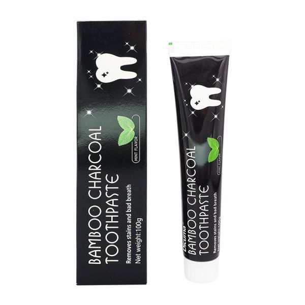 High Quality Customizable Dentifrice Blanchissant Bamboo Charcoal Toothpaste Natural Activated Teeth Whitening Manufacturer