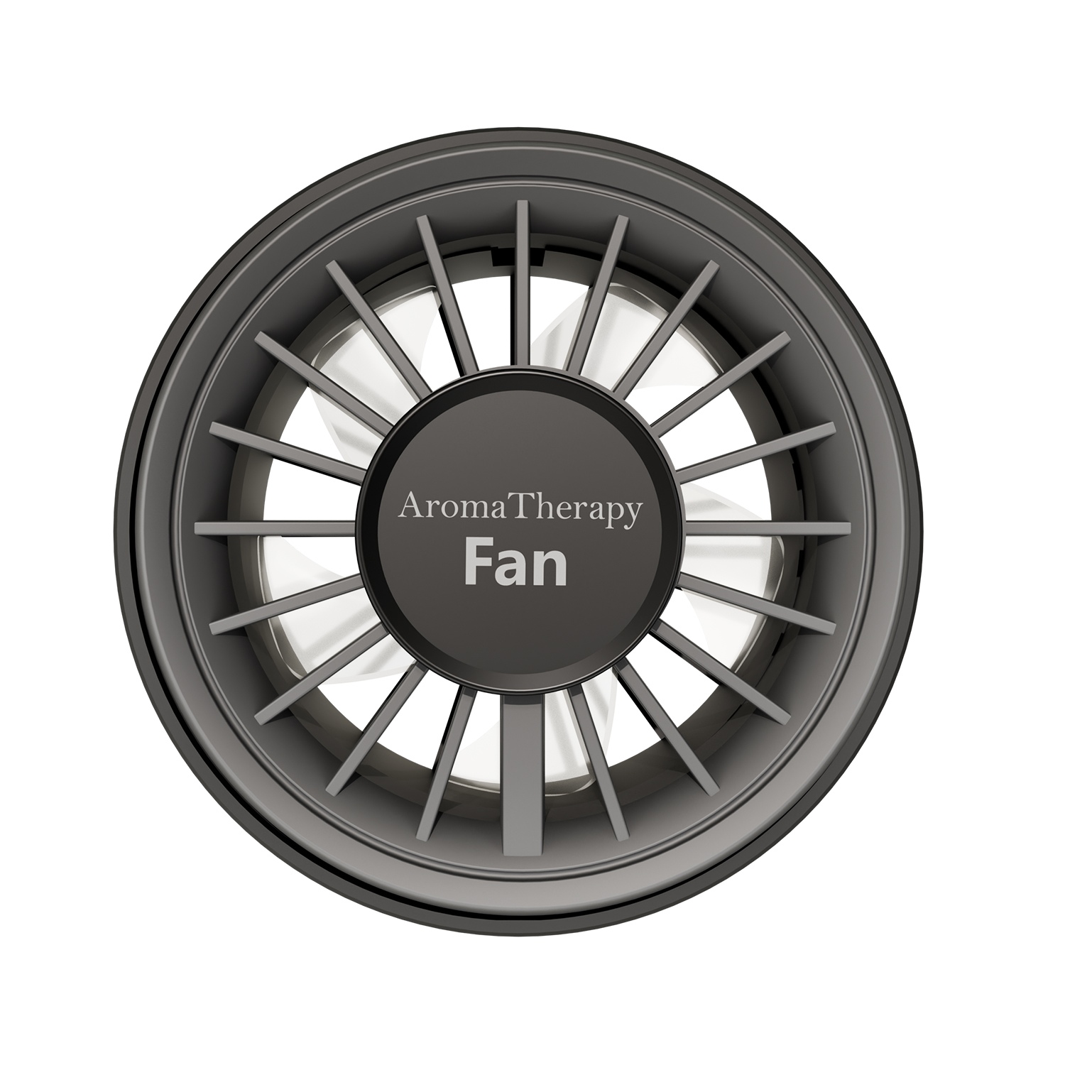 FUSMLI Electric Type-C Colorful Angle Adjustment Carbon Fiber Design Luxury Texture Car Vent Portable Fan with Silent Operation