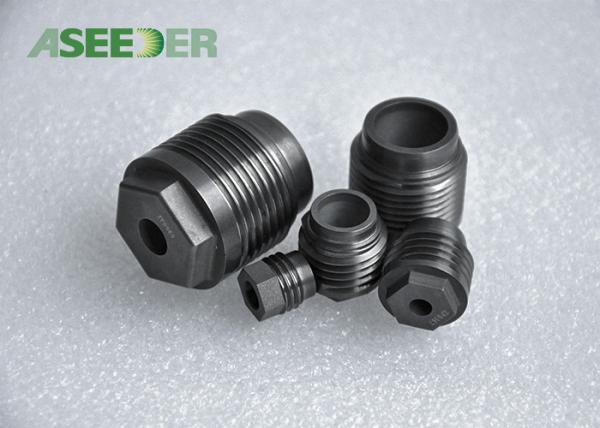 Outer Hexagon PDC Drill Bit Tungsten Carbide Thread Nozzle For Petroleum Industry